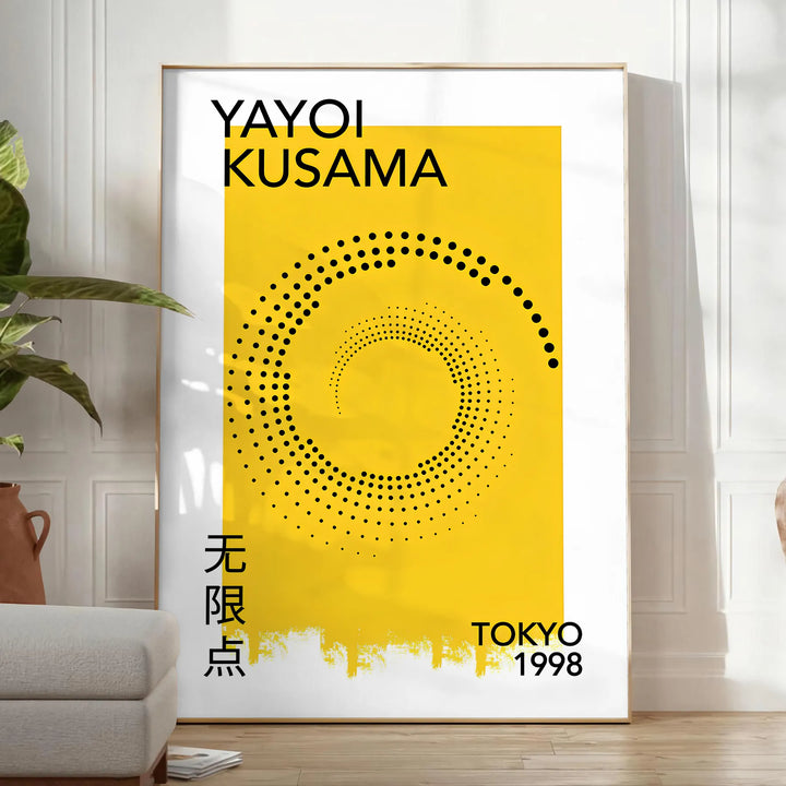 Yayoi Kusama Poster 1 Travel Poster High Quality Frame Premium Print Home Decor Color