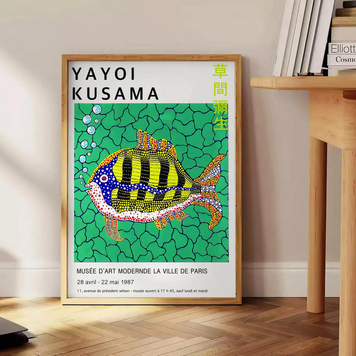 Yayoi Kusama Poster Travel Poster High Quality Frame Premium Print Home Decor Color