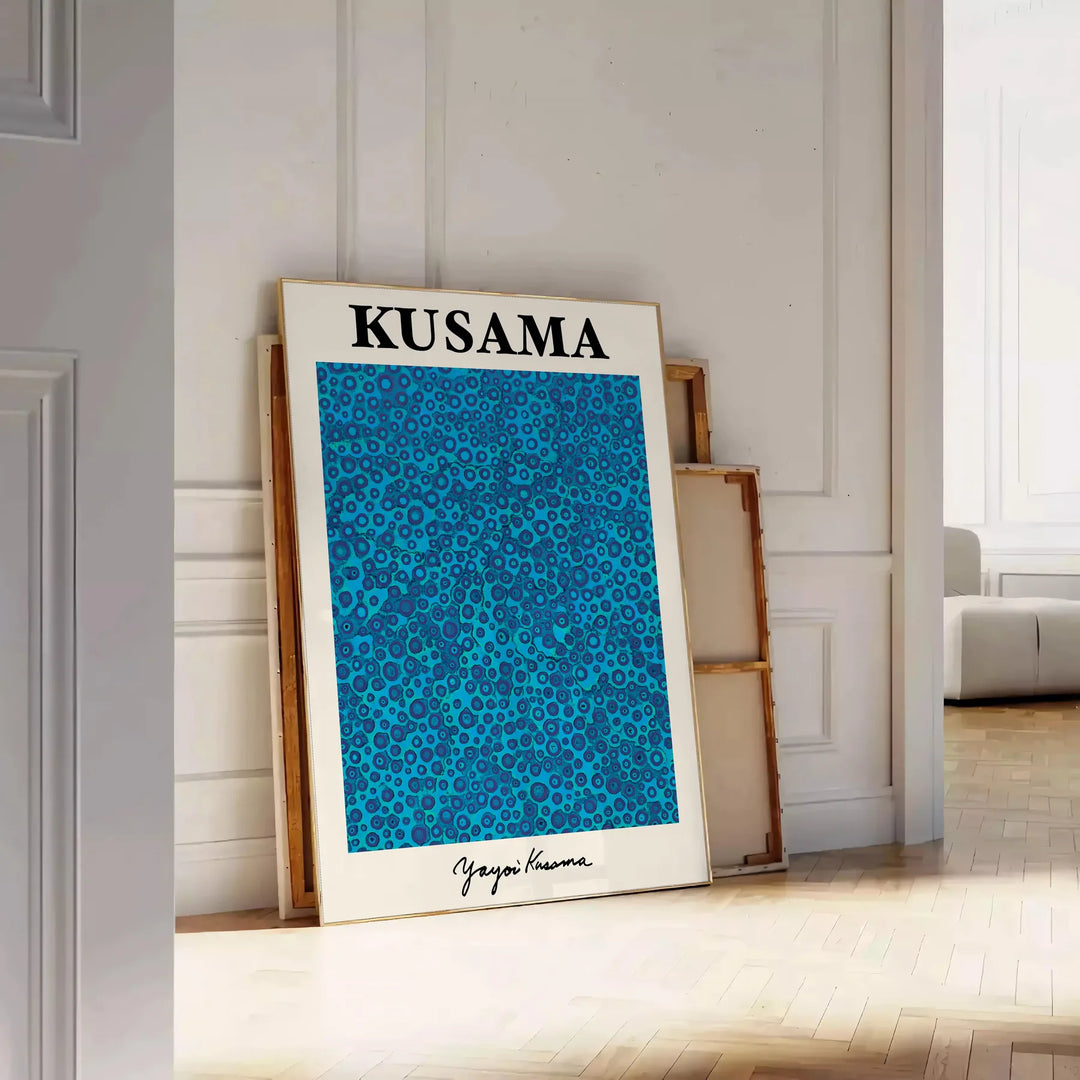 Yayoi Kusama Print Travel Poster High Quality Frame Premium Print Home Decor Color