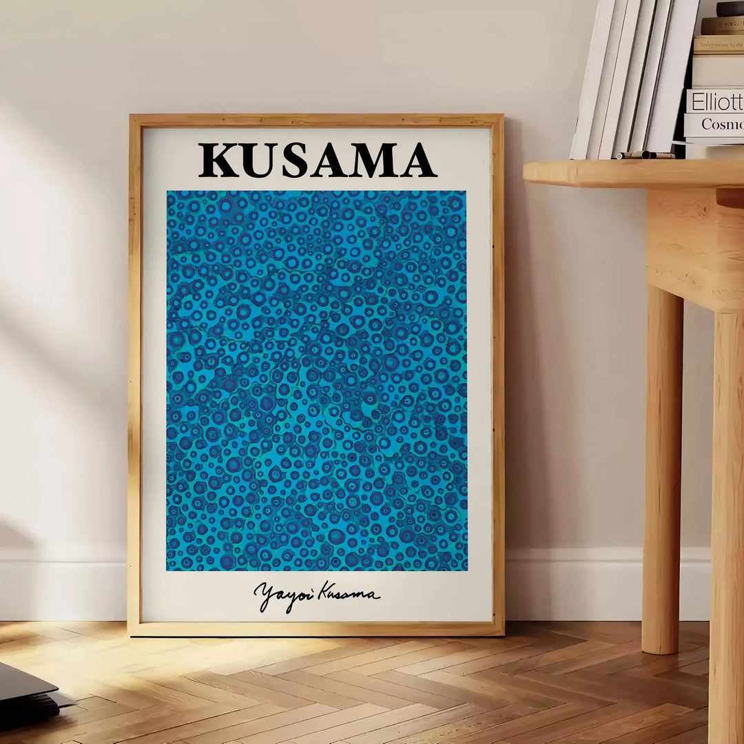 Yayoi Kusama Print Travel Poster High Quality Frame Premium Print Home Decor Color