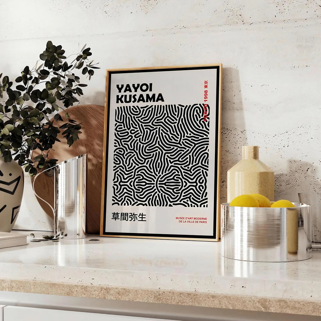 Yayoi Kusama Wall Print 1 Travel Poster High Quality Frame Premium Print Home Decor Color