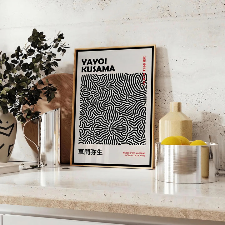 Yayoi Kusama Wall Print 1 Travel Poster High Quality Frame Premium Print Home Decor Color