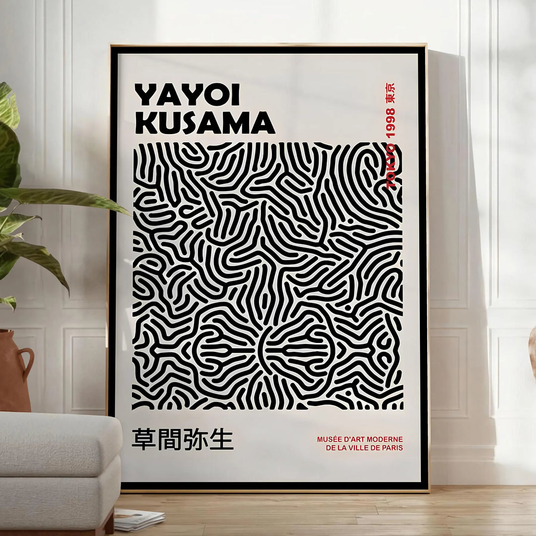 Yayoi Kusama Wall Print 1 Travel Poster High Quality Frame Premium Print Home Decor Color