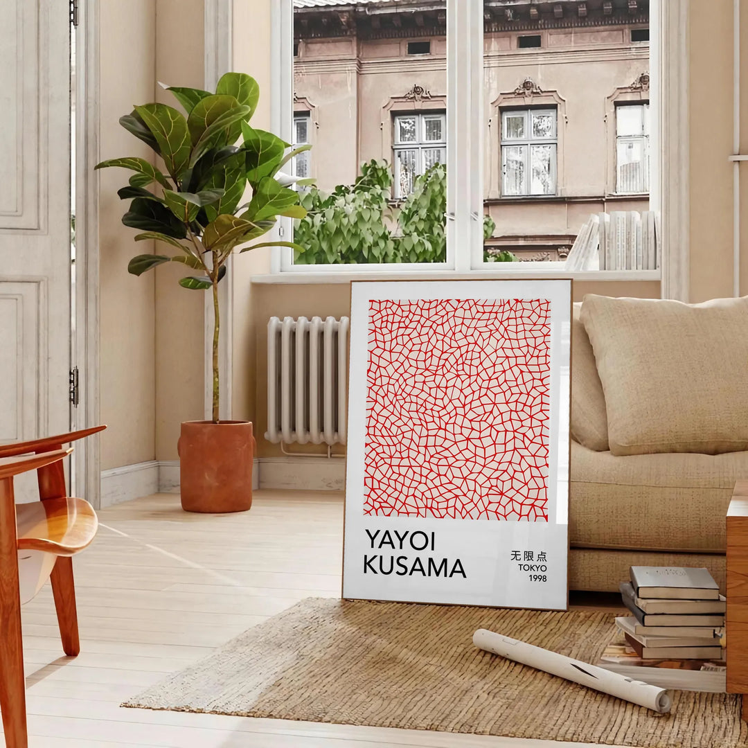 Yayoi Kusama Wall Print Travel Poster High Quality Frame Premium Print Home Decor Color