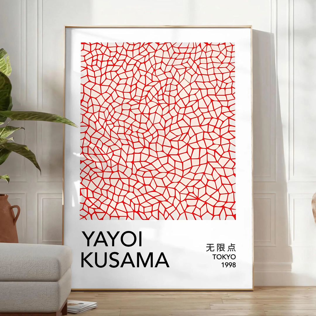 Yayoi Kusama Wall Print Travel Poster High Quality Frame Premium Print Home Decor Color