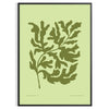 space inspiring yoga poster green hues decor thoughtful gift stunning wall art artwork essence tranquility mindfulness range sizes A4 cm
