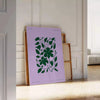 space Yoga Inspirational Poster green blue hues wall art thoughtful gift artwork peace mindfulness enthusiasts decor lovers framed unframed options