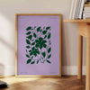 space Yoga Inspirational Poster green blue hues wall art thoughtful gift artwork peace mindfulness enthusiasts decor lovers framed unframed options