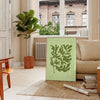 space inspiring yoga poster green hues decor thoughtful gift stunning wall art artwork essence tranquility mindfulness range sizes A4 cm