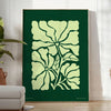 space Yoga Positive Poster green gray hues wall art thoughtful gift mesmerizing print tranquility decor unique artwork sizes A4 20×28 A0