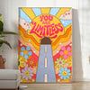 limitless potential vibrant You Are groovy art poster warm yellow orange hues captivating wall inspiring gift space decor needs