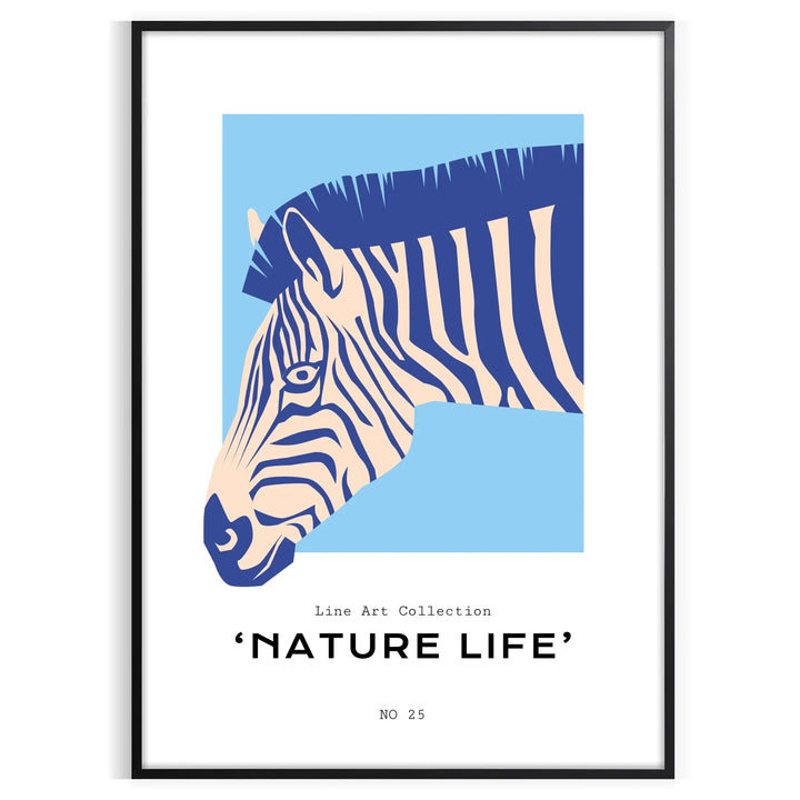 Zebra Animal Art Print