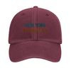 Cappellino vintage New York Baseball con design ricamato, realizzato in cotone lavato al 100%. Comfort e stile per ogni outfi