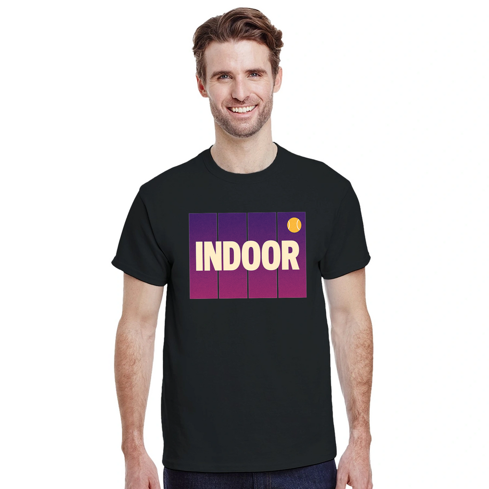 T-shirt game Indoor Tennis T Shirt enthusiasts stylish tee unique design passion sport high quality fabric ultimate comfort athlete today luxury pure durable cotton