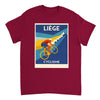 T-shirt Liège Belgium Cyclisme, ιδανικό για ποδηλάτες και καθημερινές εμφανίσεις, διαθέσιμο σε S, M, L, XL, XXL