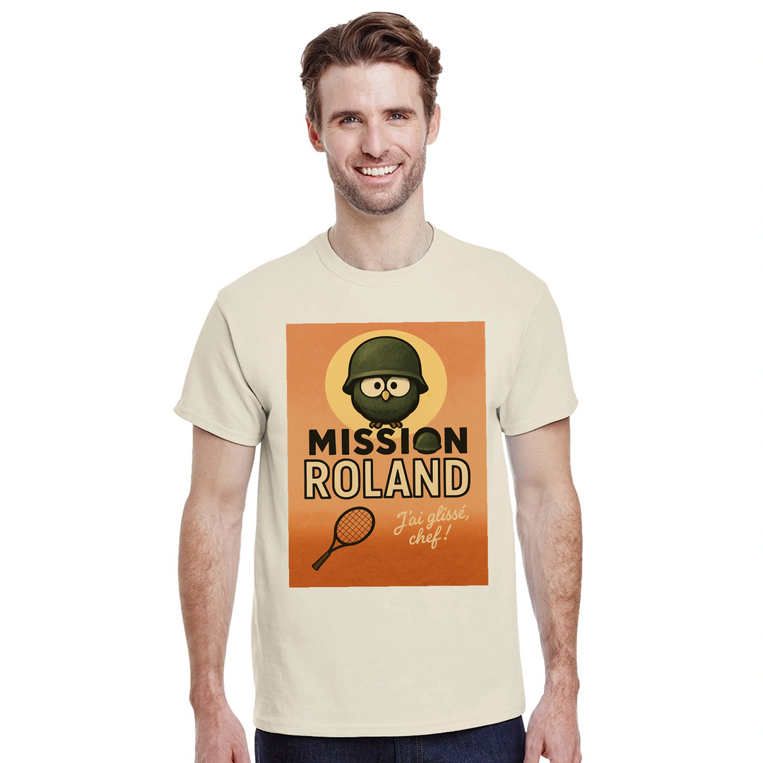 T-shirt T - shirt exclusif Roland Tennis 3 parfait tous passionnés unique confort style idéal amour sport court maintenant sensation disponibles S M L XL XXL