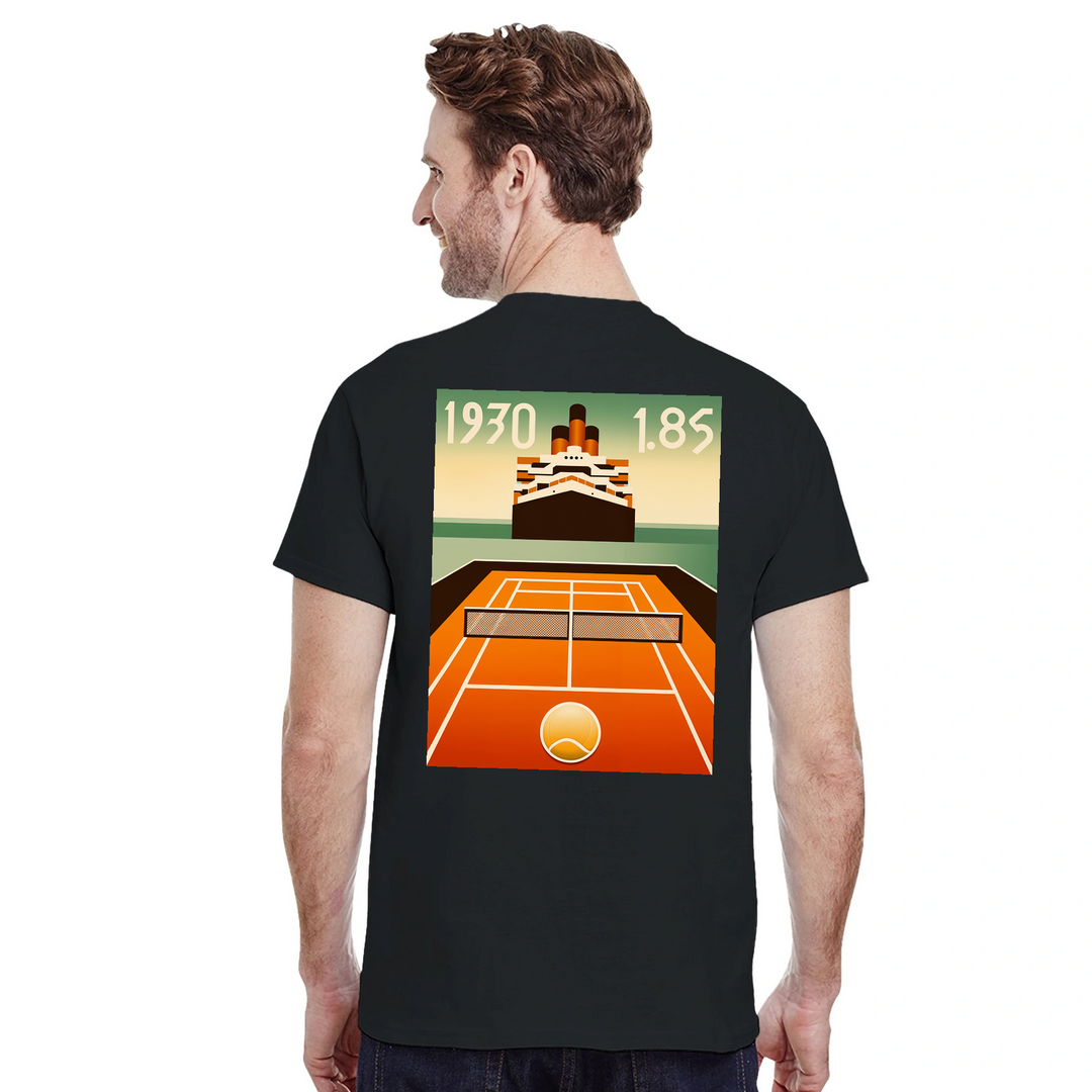 T-shirt Nomandie Tennis, perfetto per giocatori e appassionati, combina comfort e stile con un design audace