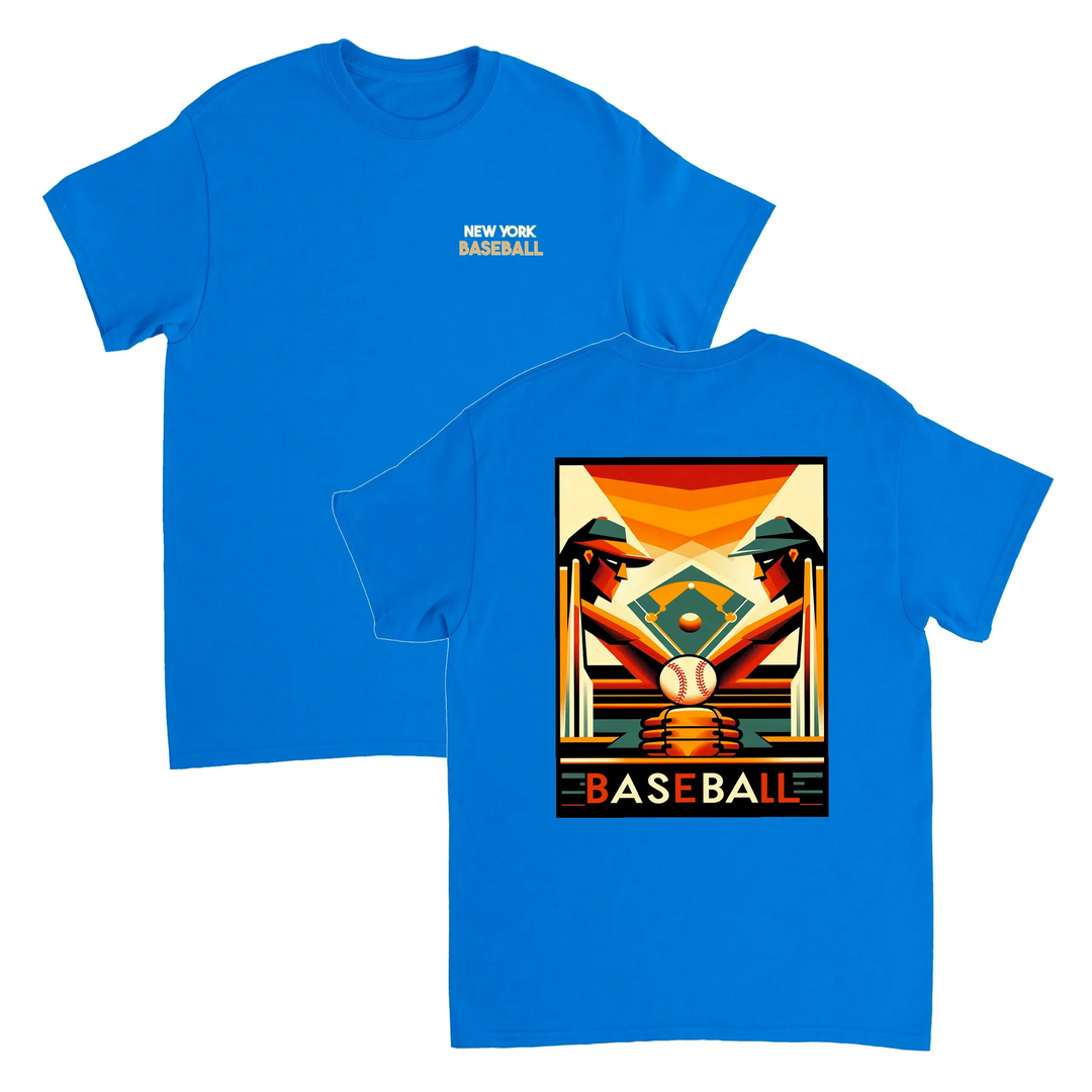 Koszulka baseballowa z Nowego Jorku, stylowy design oddający ducha gry i miasta, idealna dla każdego fana
