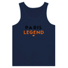 Canotta unisex Tank Tennis Paris Legend con taglio moderno e scollatura rotonda, realizzata in cotone pettinato e ritorto al