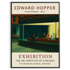 touch classic artistry space exclusive Edward Hopper exhibition poster gray orange palette masterpiece art lovers today decor unframed option