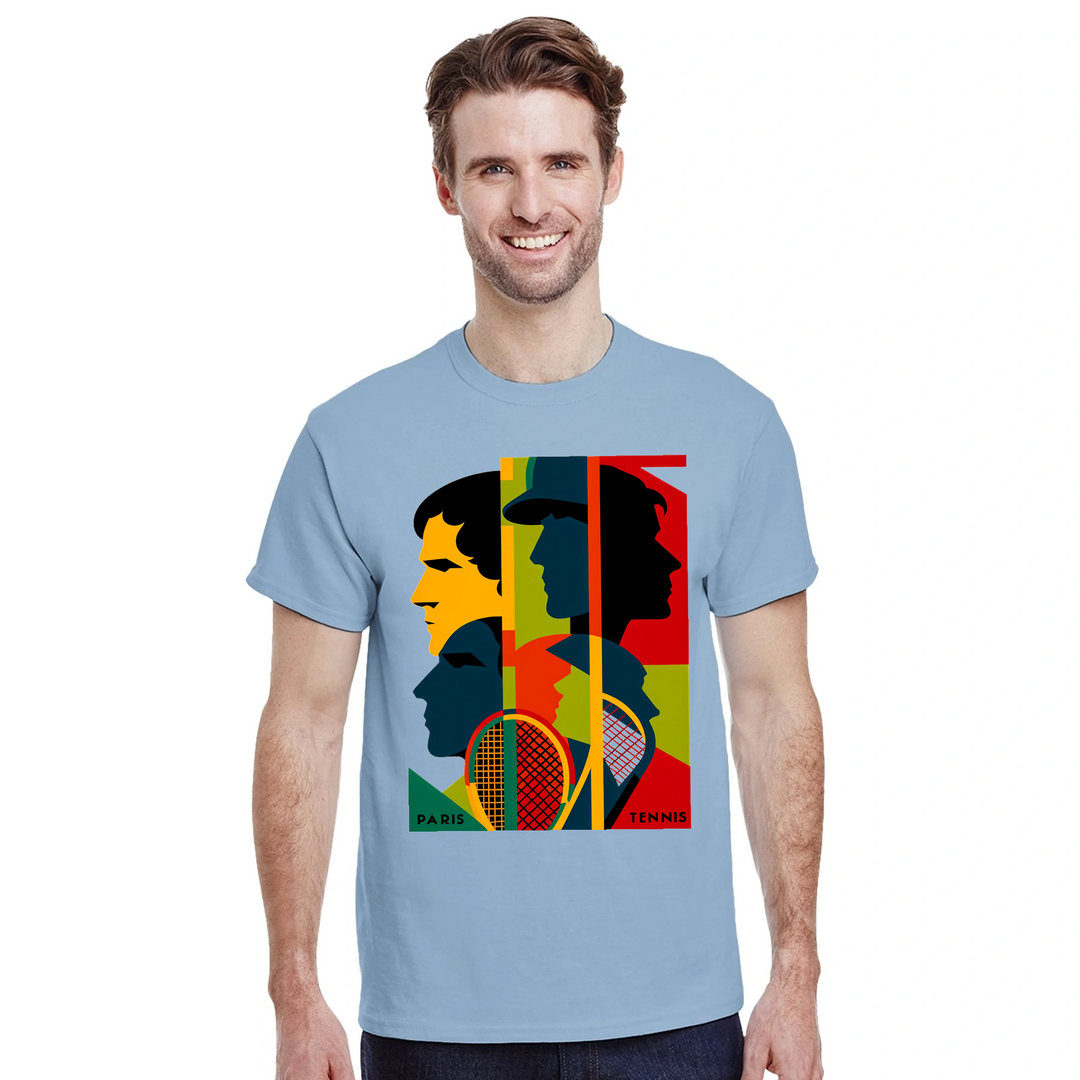 テニス愛好者にぴったりのトーナメントテニスTシャツ。スタイリッシュなデザインで、コートでも観客席でも活躍します。快適なコットン素材で、あなたのワードローブに欠かせない一着です。