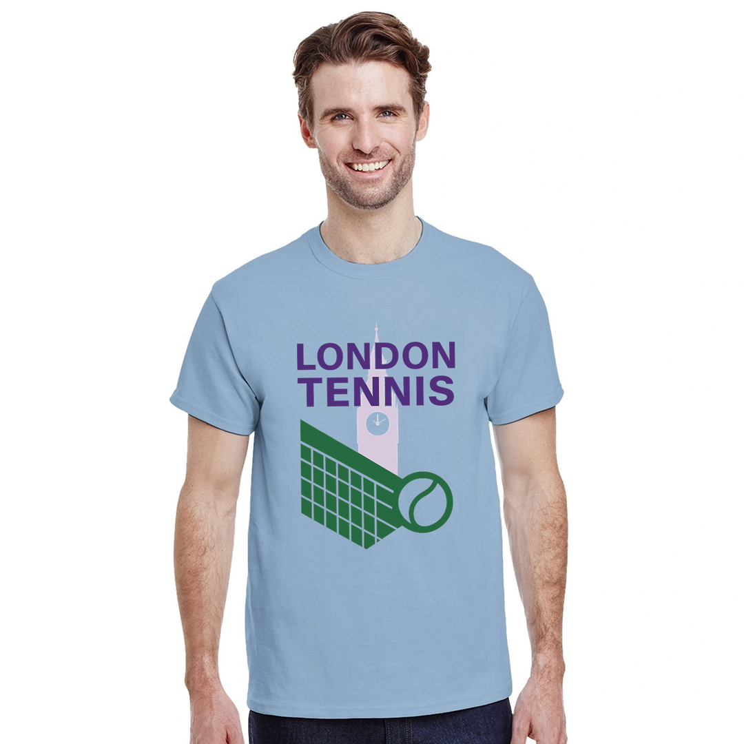 ロンドンテニスTシャツは、スポーツとファッションを愛する人々に最適なスタイリッシュなデザインです。サイズはSからXXLまで揃っています。