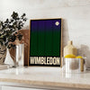 affiche exclusive Wimbledon Tennis 6 un must have tous passionnés élégantes couleurs noir gris artwork une touche chic décoration dimensions cm sublimez murs disponibles A4 A0