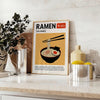 space Ramen Kitchen Poster vibrant blend black red essence culinary art food lovers enthusiasts decor sizes A4 cm A0