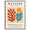 space vibrant Matisse Papiers Découpés 4 poster stunning orange red hues Henri essence cutouts masterful print art lovers wall available embellished bare
