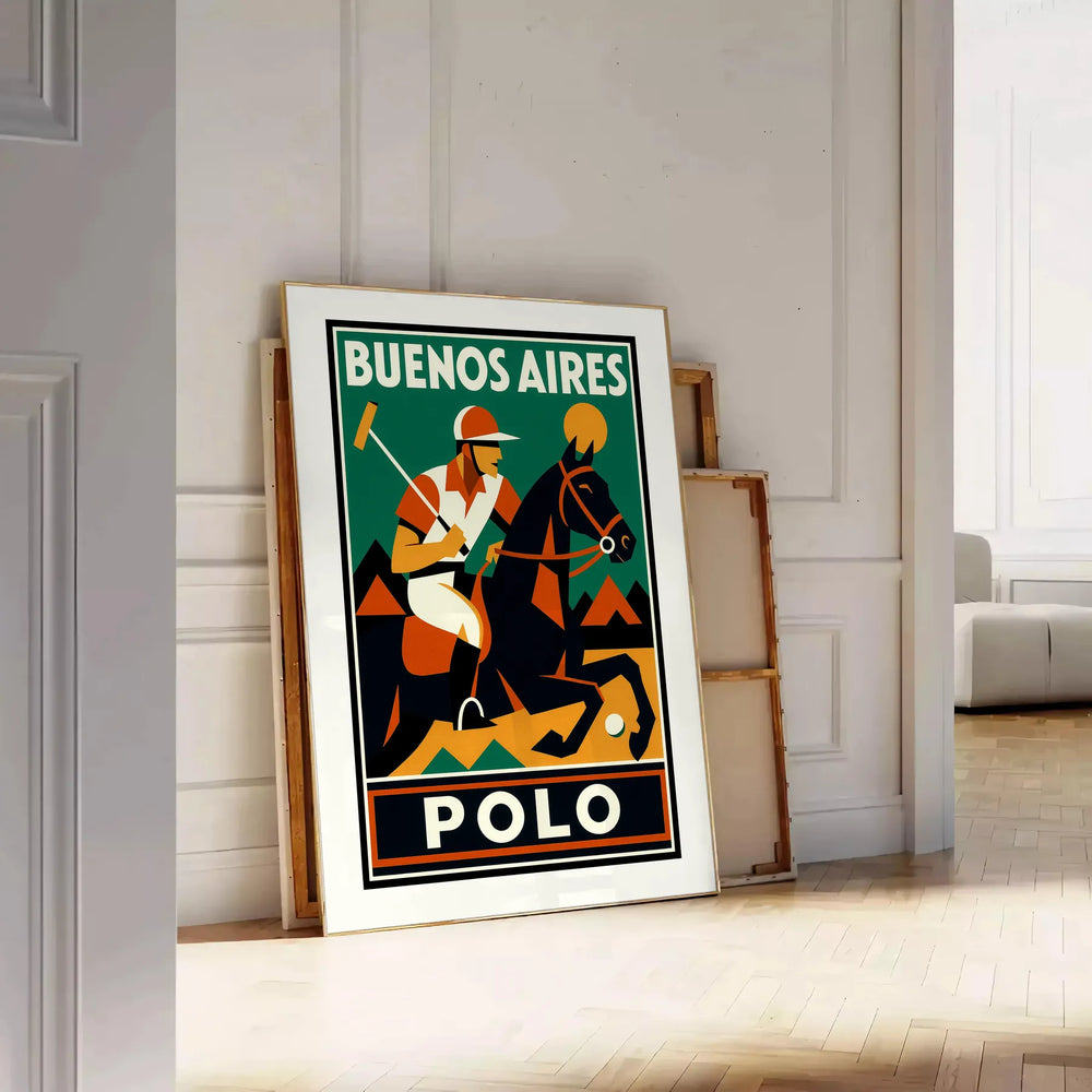 vibrant spirit Buenos Aires stunning sports poster fresh green sleek gray tones enthusiast piece energy space favorite today available convenience