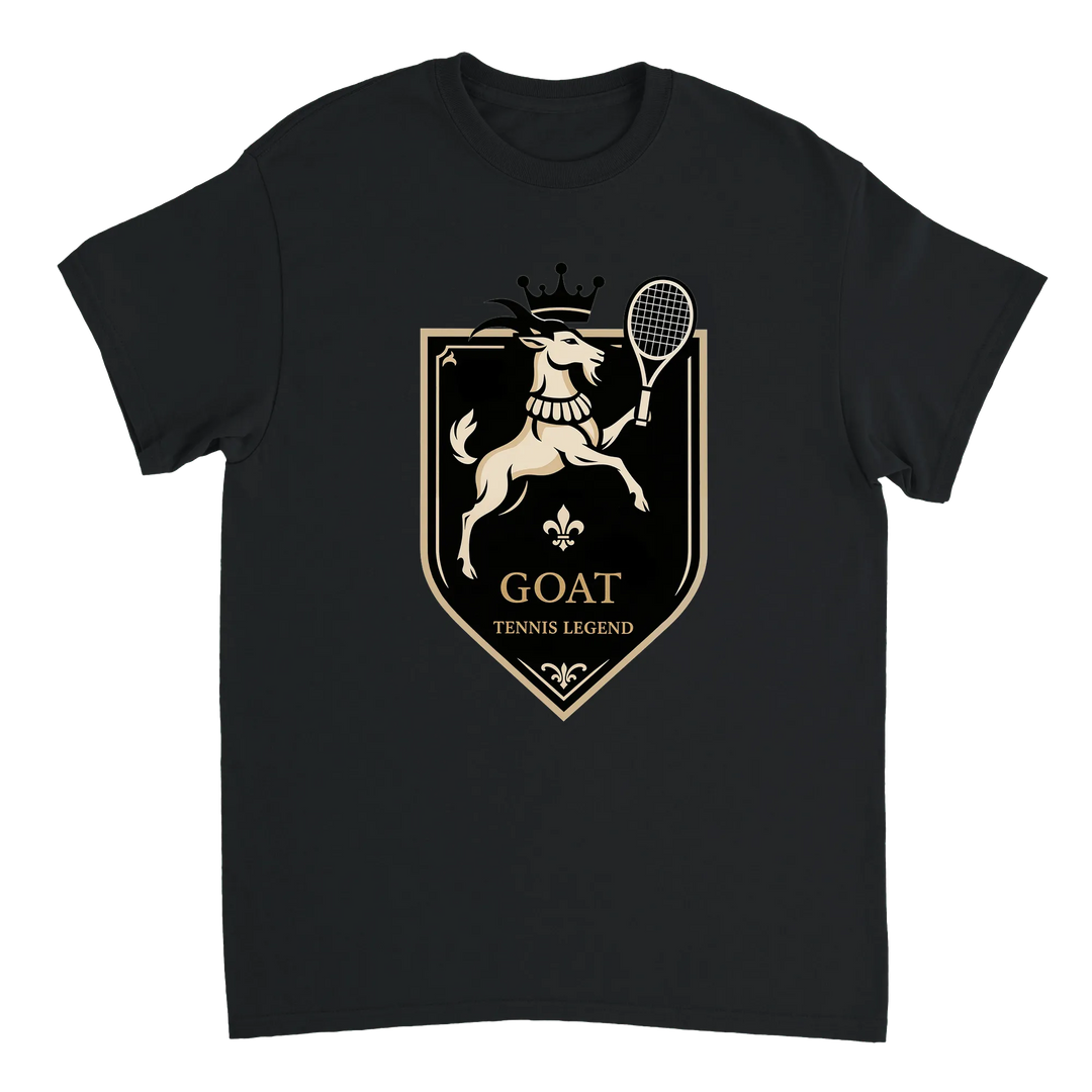 T-shirt wardrobe Tennis Legend GOAT2 t shirt fans game stylish tee admiration greatest athletes history premium cotton ultimate comfort court today love sport