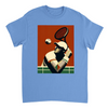 T-shirt T - shirt unique tennis passion sport un design moderne dynamique matches sorties incontournable maintenant style dure coton première qualité une tenue longue durée