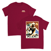 T-shirt Miami Tennis: design vibrante che cattura lo spirito energetico del tennis a Miami, in cotone morbido e traspirante p