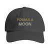 Vintage izšūta cepure ar Formula 1 Moon dizainu, zems profils, ikdienišķs