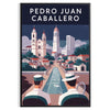 charm Pedro Juan Caballero Paraguay vintage Art Déco poster rich brown green tones stunning piece touch elegance space dimensions perfect collectors lovers today