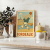 charming Bordeaux Kids Handball Elephant poster playful design gray green hues young athletes eye artwork room favorite size—50x70 unique touch decor unframed versions available