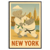 vibrant touch child room playful poster quirky kid elephant rhino judo New York charming design pops shades gray green yours today little one imagination sizes A4 cm A0