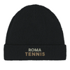 Image Black de Beanie Roma Tennis 2  - Cotton Bio, Embroidered Design