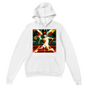 cozy stylish Hoodie Paris Tennis 50/50 cotton polyester blend thick pullover air jet fabric enhanced softness reduced pilling design lined hood drawstring front pocket cuffs spandex waistband
