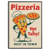 vibrant pizzeria kitchen poster lively green red hues dining space sizes cm eye piece Italian charm decor A4 A0