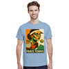 Image Light Blue de Paris Cubist Tennis Tshirt [color:light-blue] [view:front]