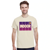 Camiseta de ténis indoor, perfeita para entusiastas do desporto, feita em algodão durável e confortável