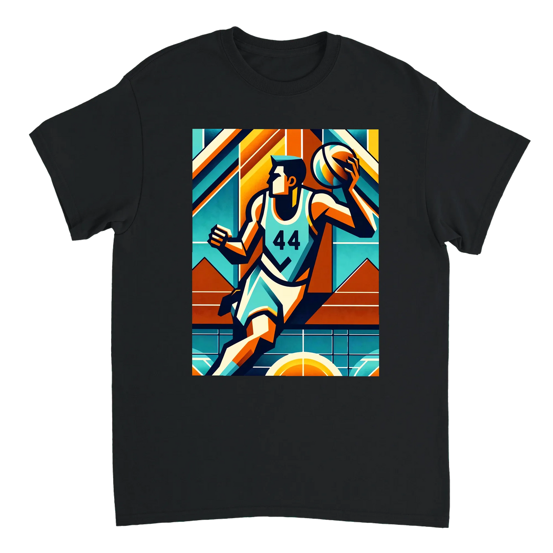 T-shirt T - shirt unique thème basketball parfait passionnés sport design dynamique style terrain occasion pièce garde-robe amour jeu taille S M L XL XXL