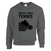 Suéter Monte Carlo Tennis, suave y duradero, mezcla de 50% algodón y 50% poliéster, con corte clásico y comodidad garantizada