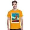 Image Gold de Munich Germany Football Tshirt [color:gold] [view:front]