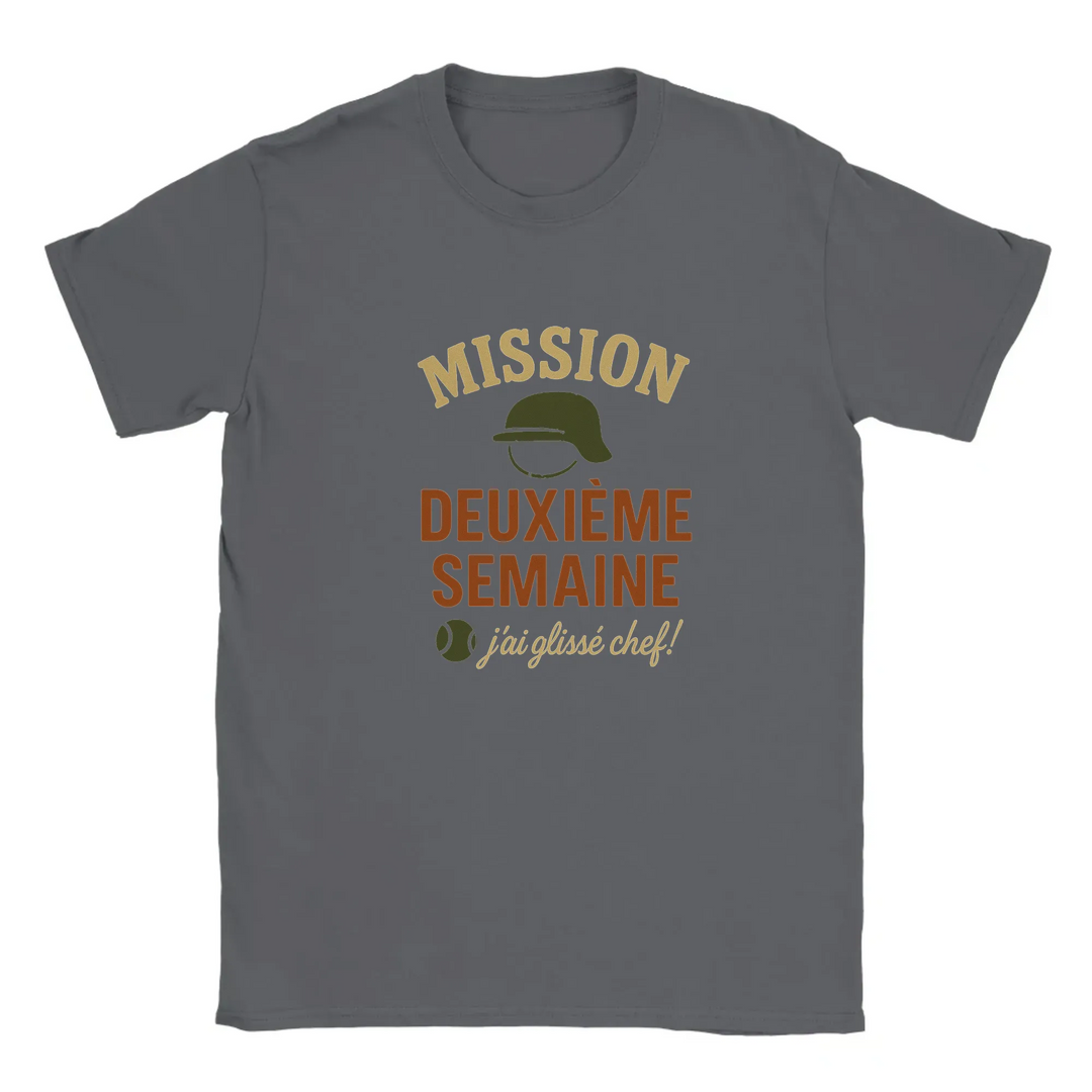 Image Dark Grey de Mission 2eme Semaine Tennis Tshirt 3