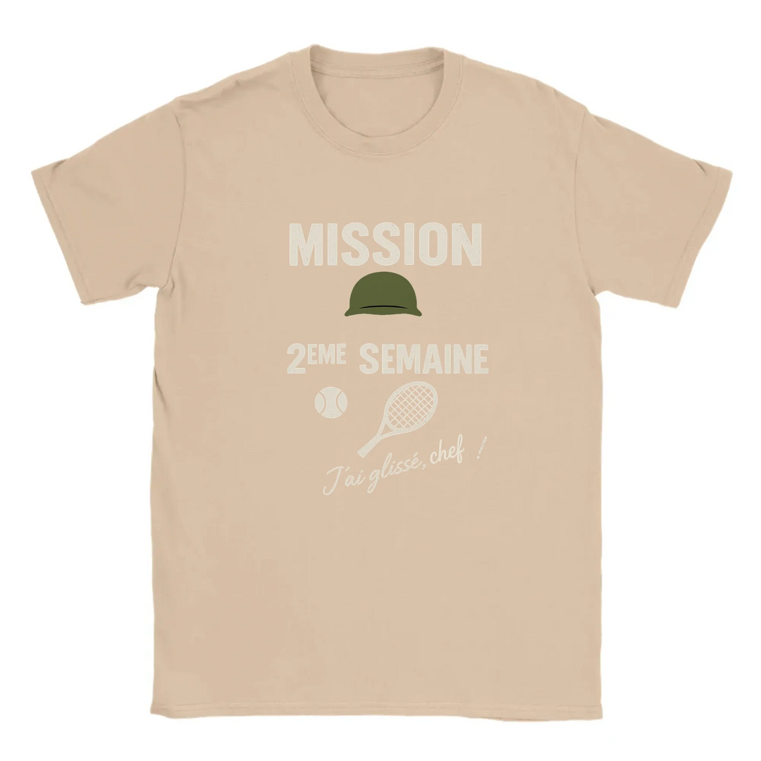 Image Natural de Mission 2eme Semaine Tennis Tshirt 4