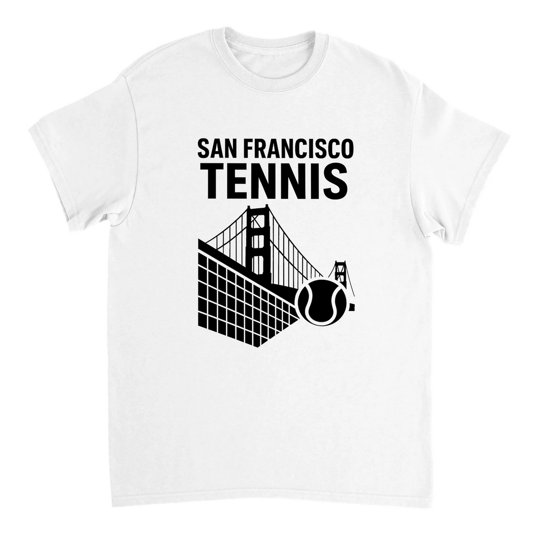 Image White de San Francisco Tennis Tshirt 3 [color:white] [view:front]