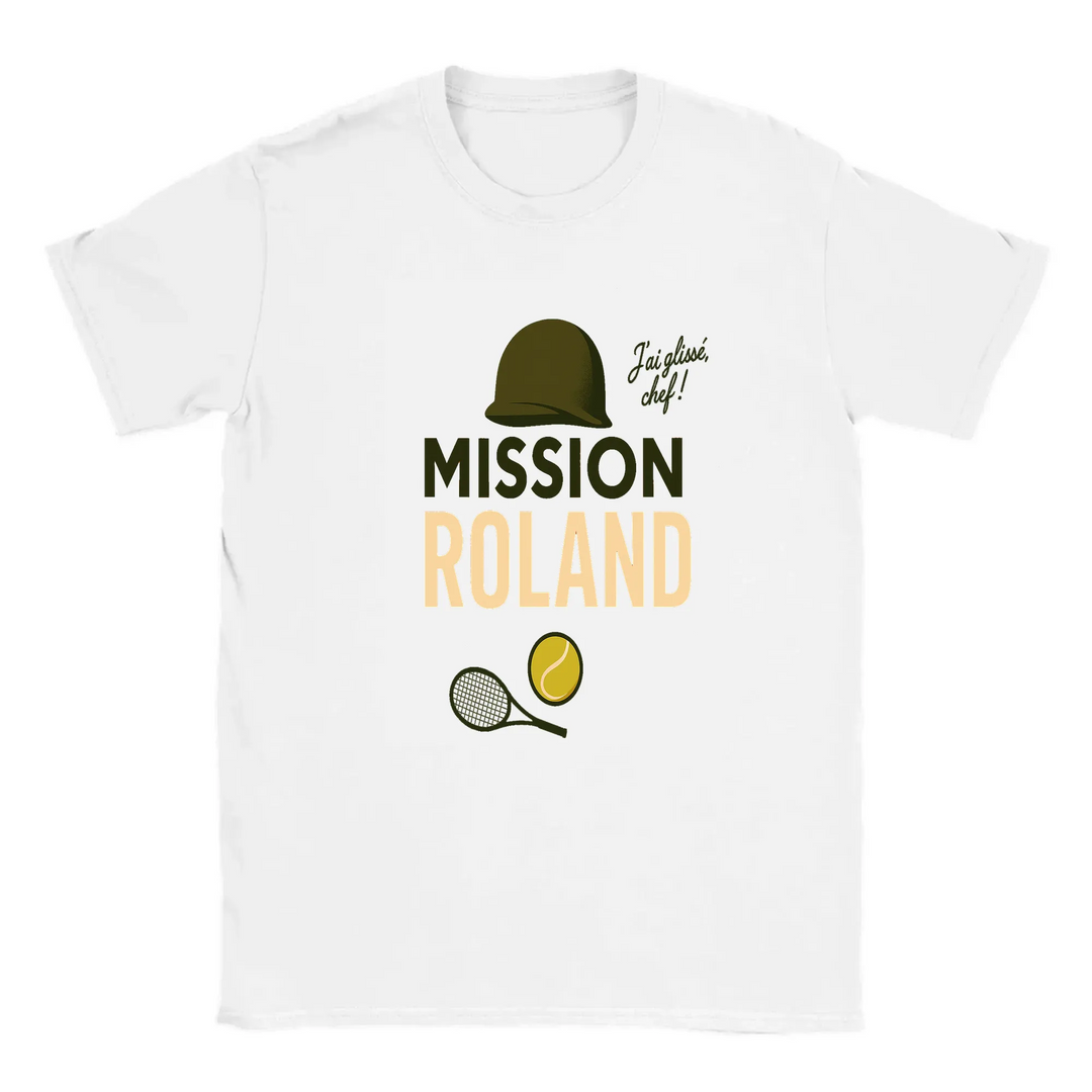 Image White de Mission Roland Tennis Tshirt 2