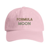 Vintage izšūta cepure ar Formula 1 Moon dizainu, zems profils, ikdienišķs